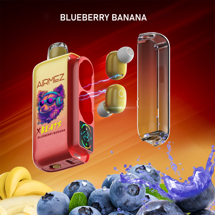 Airmez Vape Xbeats Blaubeeren Banana – 40000 Züge – Bild 2