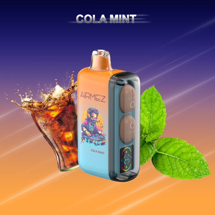 Airmez Xbeats Cola Mint – 40000 Züge – Eingebautes Audio & Geschmack – Bild 1