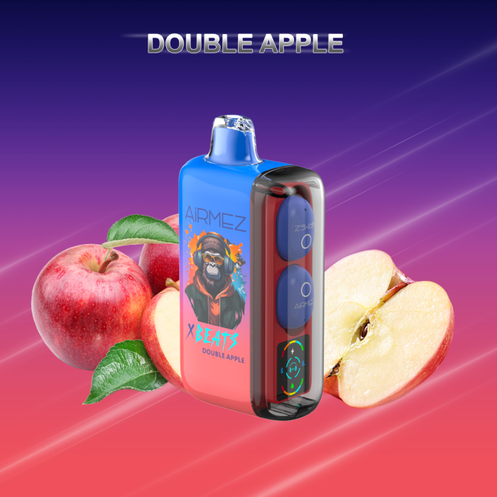 Airmez Xbeats Doppelter Apfel – 40000 Züge – Eingebautes Audio & Geschmack – Bild 1