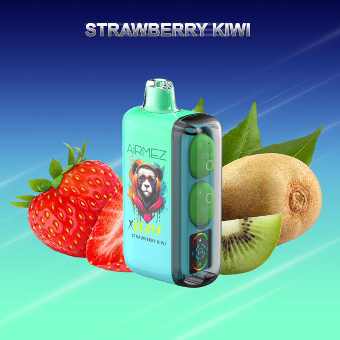 Airmez Xbeats Stawberry Kiwi Vape – 40000 Züge – Eingebautes Audio & Geschmack – Bild 1