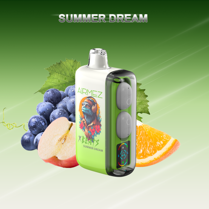 Airmez Xbeats Summer Dream Vape - 40000 Puffs - Süße Traube & Apfelgeschmack – Bild 1