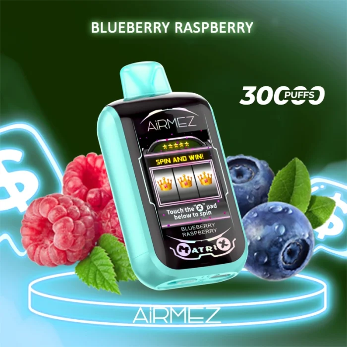 Airmez Matrix Pro Blaubeere-Himbeere – 30000 Züge – Premium Vape mit Spielfunktion – Bild 1
