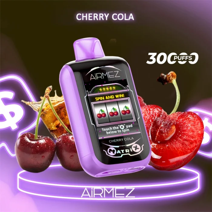 Airmez Matrix Pro Kirsche-Coda – 30000 Züge – Premium Vape mit Spielfunktion – Bild 1