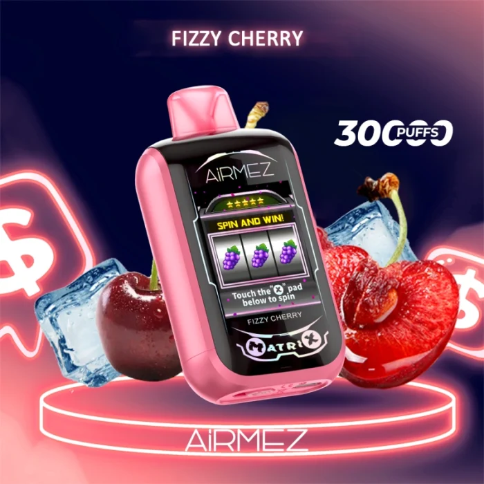 Airmez Matrix Pro Spritzige Kirsche – 30000 Züge – Premium Vape mit Spielfunktion – Bild 1