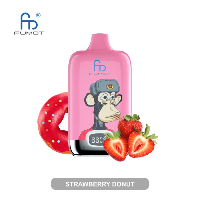 Fumot 12000 Strawberry Donut | Randm Tornado 12000  Fumot 12000 Gefährlich – Bild 1