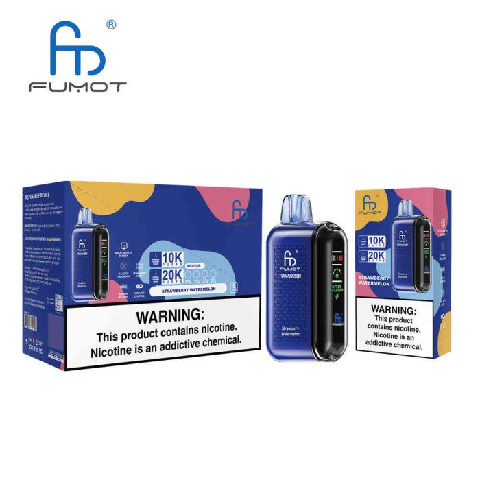 Fumot 20000 Strawberry Watermelon Randm Tornado 20000 20k Tornado Smok E Zigarette – Bild 1