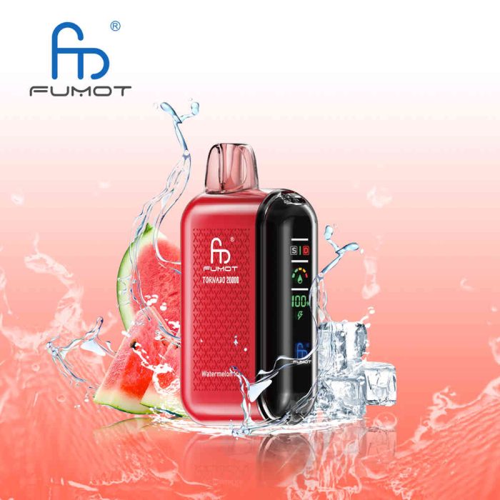 Fumot 20000 Watermelon Ice Randm Tornado 20000 Tornado 20k E-Zigarette base 1 liter – Bild 1