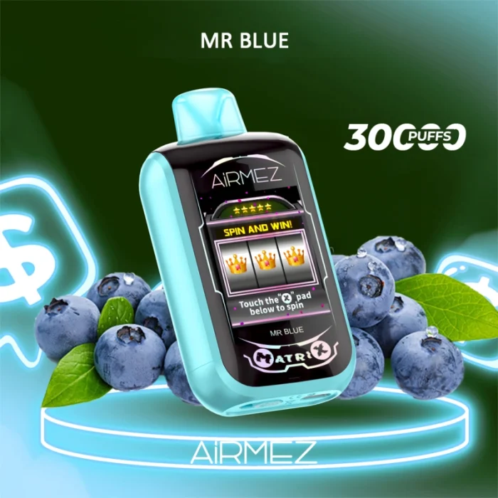 Airmez Matrix Pro Mr Blue – 30000 Züge – Premium Vape mit Spielfunktion – Bild 1