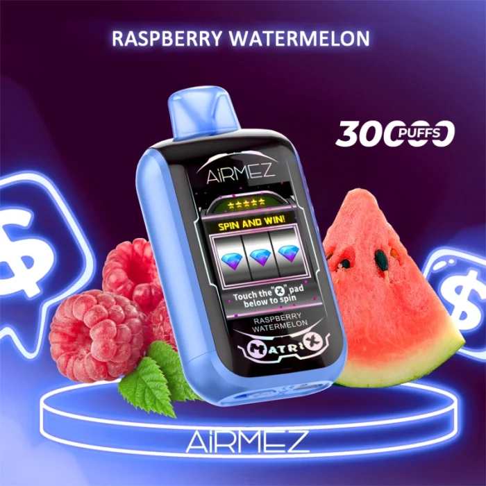 Airmez Matrix Pro Himbeere Wassermelone – 30000 Züge – Premium Vape mit Spielfunktion – Bild 1