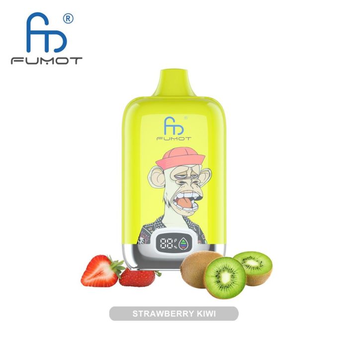 RandM 12000 Strawberry Kiwi: Fruchtige Beeren-Kiwi-Harmonie für 12.000 Züge – Bild 1