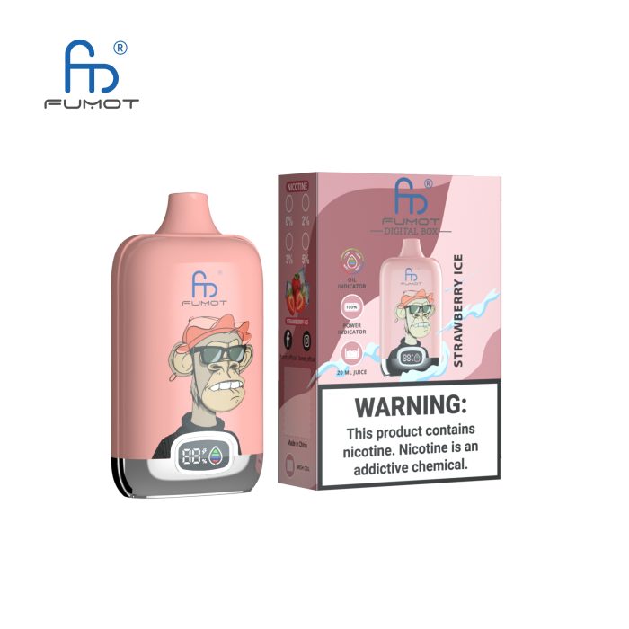 Fumot 12000 Strawberry Ice | Randm Tornado 12000 R And M Tornado 12000 E-Zigarette Ohne Nikotin – Bild 3