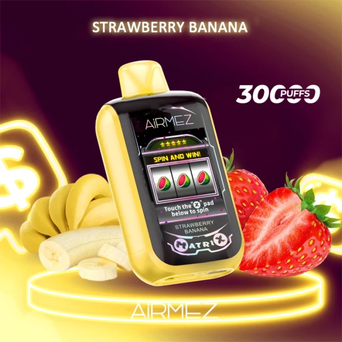 Airmez Matrix Pro Erdbeere Banane – 30000 Züge – Premium Vape mit Spielfunktion – Bild 1