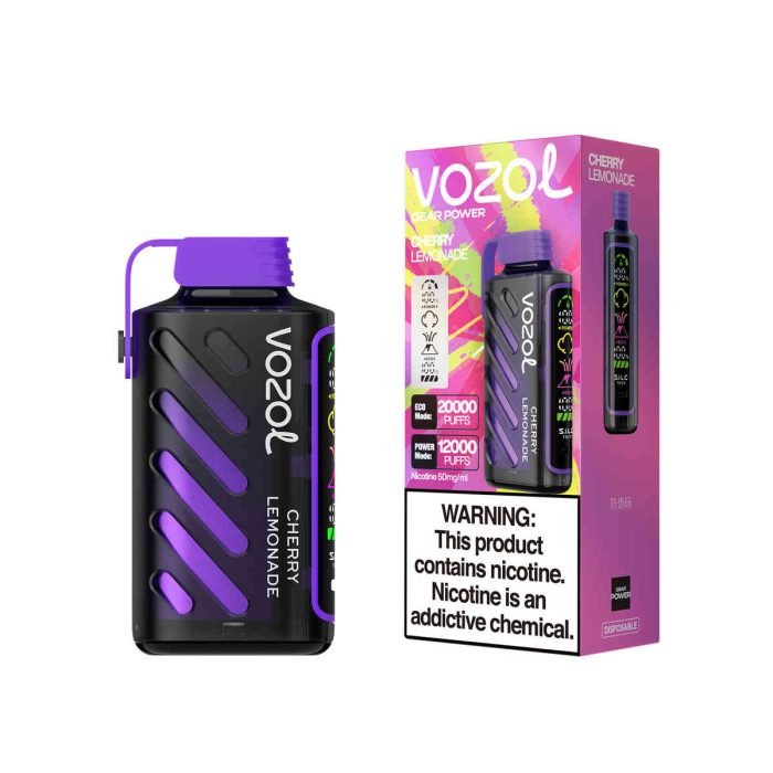 VOZOL Gear Power Vape 20000 Cherry Lemonade: Vozol Gear Power Vozol 20000 Vozol 20k 20.000 Zügen – Bild 1