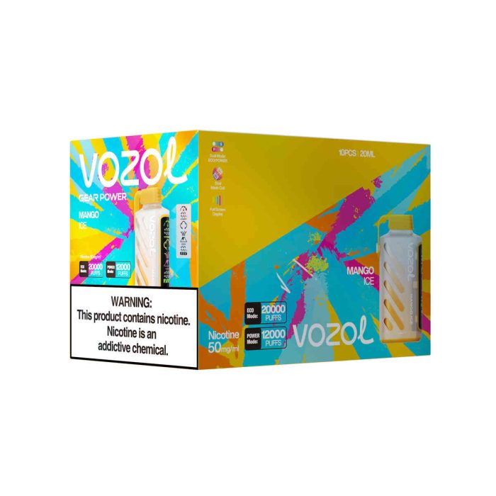 VOZOL Gear Power 20000 Mango Ice: Erlebe die ultimative Frische mit 20.000 Zügen – Bild 2