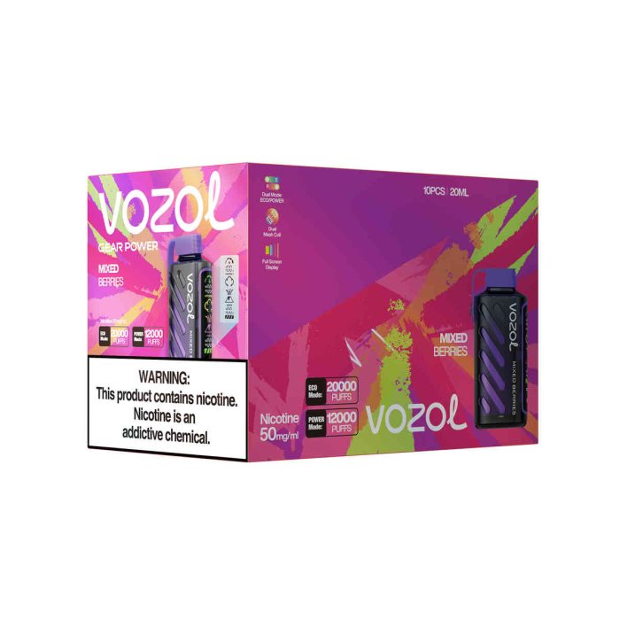 VOZOL Gear Power 20000 Mixed Berries: Vozol Gear Power Vozol 20000 Vozol 20k 20.000 Zügen – Bild 2