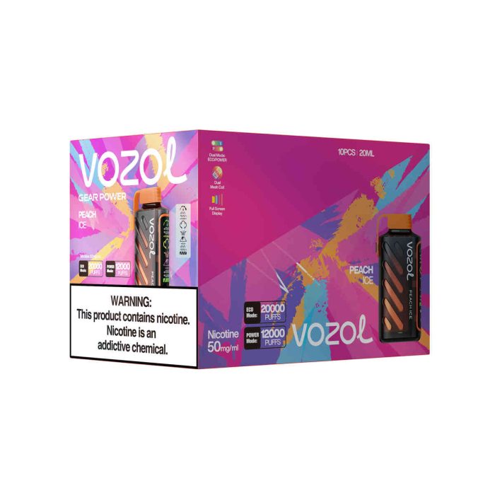 VOZOL Gear Power 20000 Peach Ice: Vozol 20 000 Vozol Vape 20000 – Bild 2