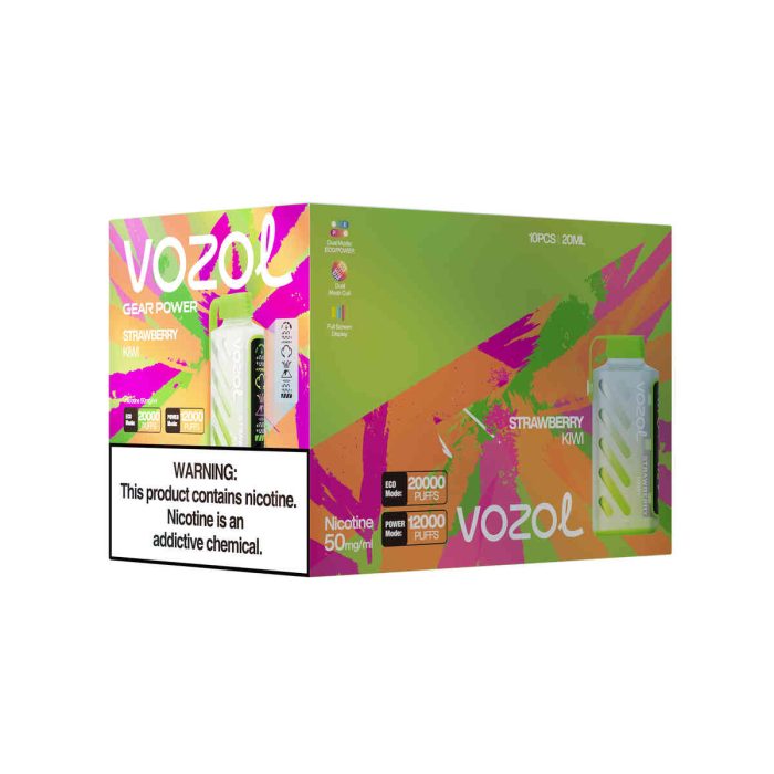 VOZOL Gear Power 20000 Strawberry Kiwi: Erlebe die ultimative Frische mit 20.000 Zügen – Bild 2
