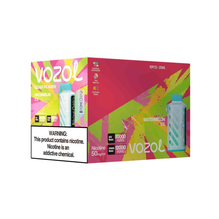 VOZOL Gear Power 20000 Watermelon Ice: Erlebe die ultimative Frische mit 20.000 Zügen – Bild 2