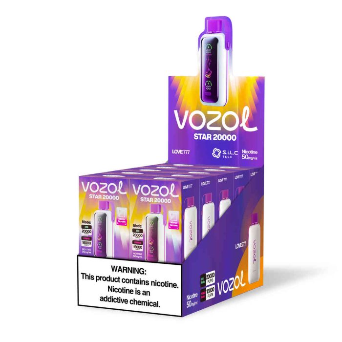 Vozol Star 20000 Love 777 | Premium Einweg E-Zigarette mit einzigartigem Geschmackserlebnis |Vozol 20 000 – Bild 1