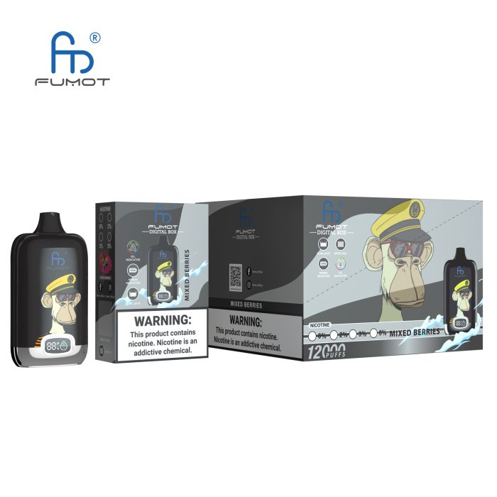Fumot 12000 Mixed Berries | Randm Tornado 12000 Vape 12000 Züge Digital Box 12000​ – Bild 3