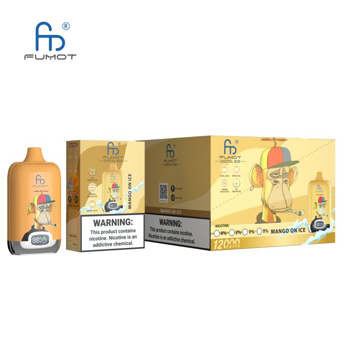 Fumot 12000 Mango On Ice | Randm Tornado 12000 Vape 12000 Züge Digital Box 12000​ – Bild 3