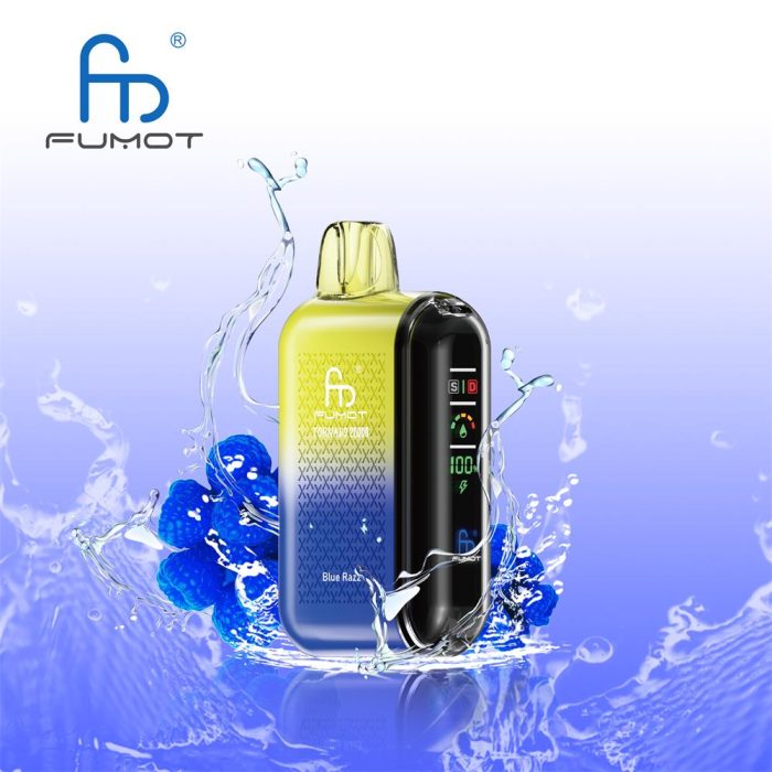 Fumot 20000 Blue Razz Randm Tornado 20000 Fumot Tornado 20000 E-Zigarette Ohne Nikotin Aufladbar – Bild 1