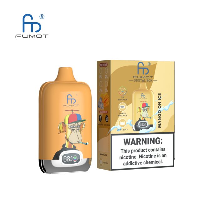Fumot 12000 Mango On Ice | Randm Tornado 12000 Vape 12000 Züge Digital Box 12000​ – Bild 2